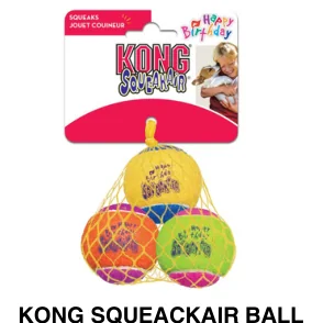 KONG Squeackair Ball Birthday
